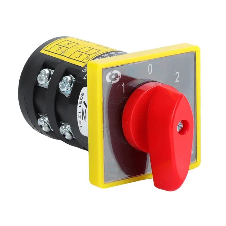 10A สวิตช์ลูกเบี้ยวแบบรวมสามตำแหน่ง