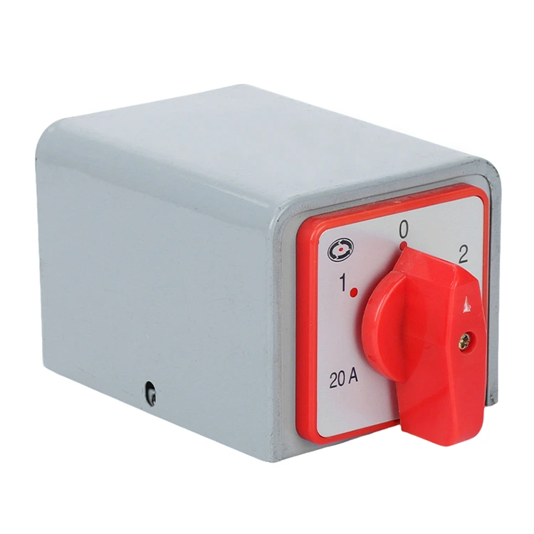 สวิตช์ลูกเบี้ยวแบบรวม 20A 4kw พร้อมเชลล์