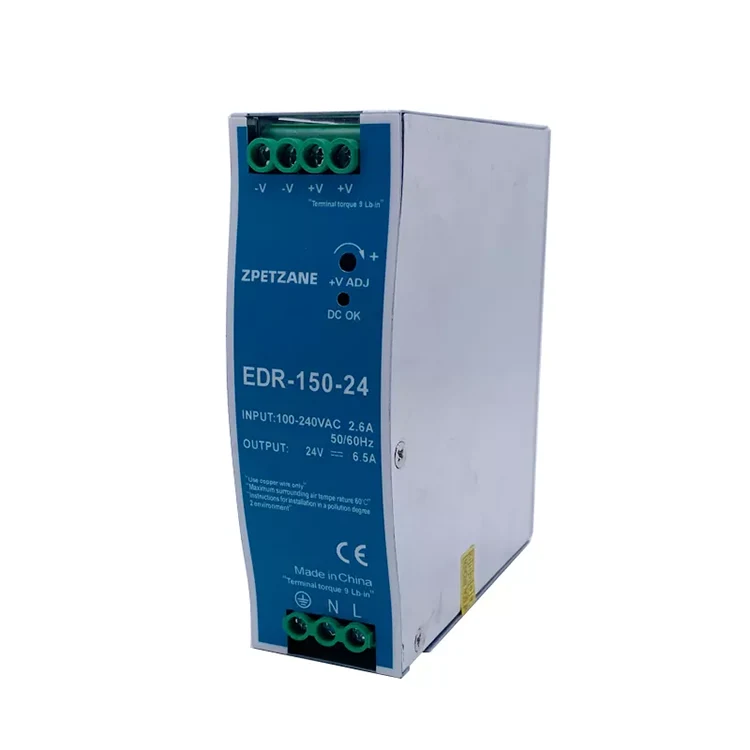 EDR-150W สวิตช์จ่ายไฟแบบติดตั้งบนราง DIN