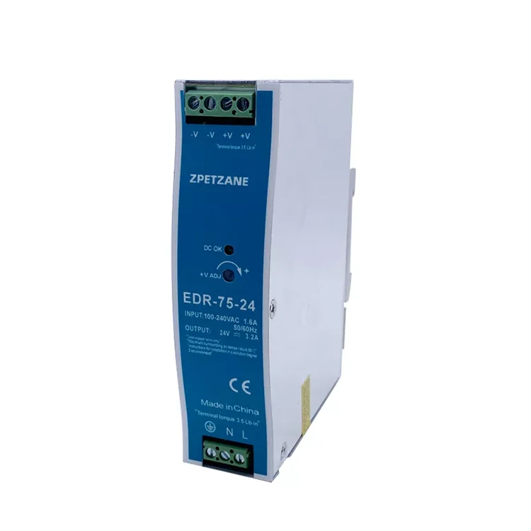 พาวเวอร์ซัพพลายสวิตช์แบบติดตั้งบนราง DIN EDR-75W