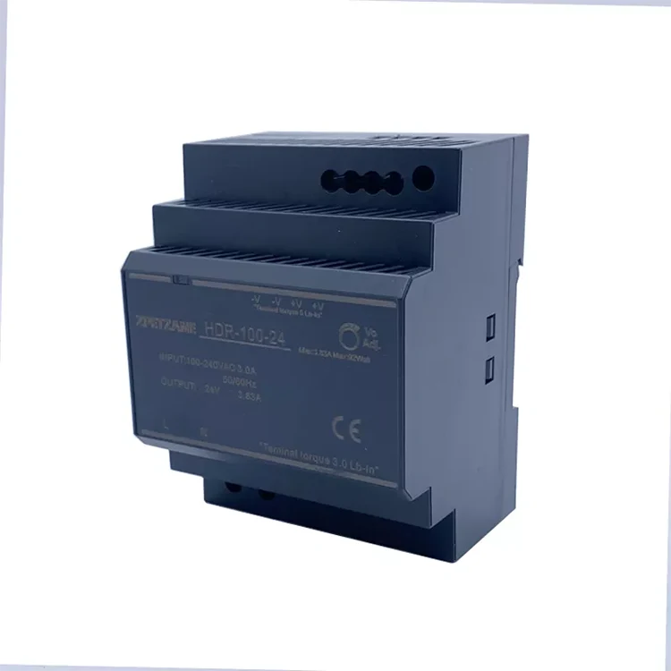 แหล่งจ่ายไฟสวิตช์แบบติดราง DIN HDR-100W