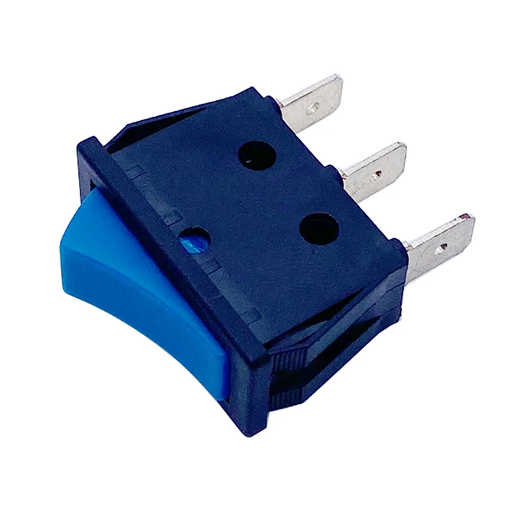 KCDF-108 รีเซ็ตด้านเดียว 3 Pins Rocker Switch