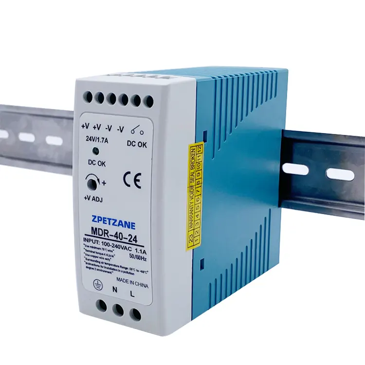 พาวเวอร์ซัพพลายสวิตช์แบบติดตั้งบนราง DIN MDR-40W