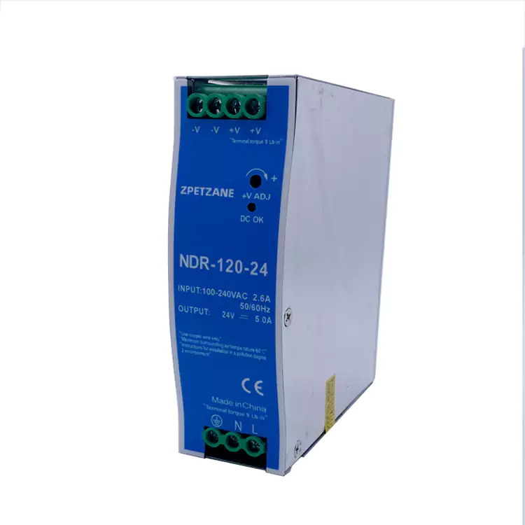 NDR-120W DIN Rail Mounted Switch Power Supply